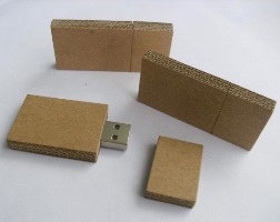 Corrugated Cardboard USB Flash Drive 8GB